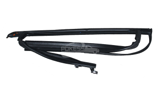 DS73 F25825 AJ DS73F25825BH DS73F25825AP Rear Door Window Mud Chute Left Electric-Plating for Ford Mondeo 13
