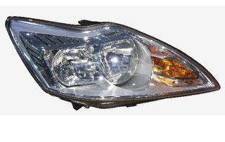 White Headlights R 8M5113W029EC for Ford Focus 09