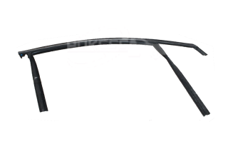 DS73F21597BG DS73F21597BF Front Door Window Mud Chute Left Electric-Plating for Ford Mondeo 13