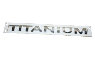Car Brand New Logo Parts 7M5142628DD Logo TITANIUM Top configuration for Ford Ecosport