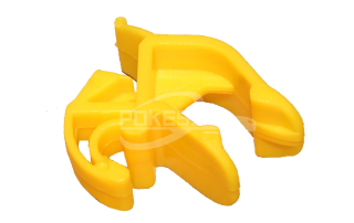 POKESS Car Clips W709046S300 W713903S300 Hood Connecting Rod Clips Yellow for Ford Mondeo 08-12/Fo-cus 05-11