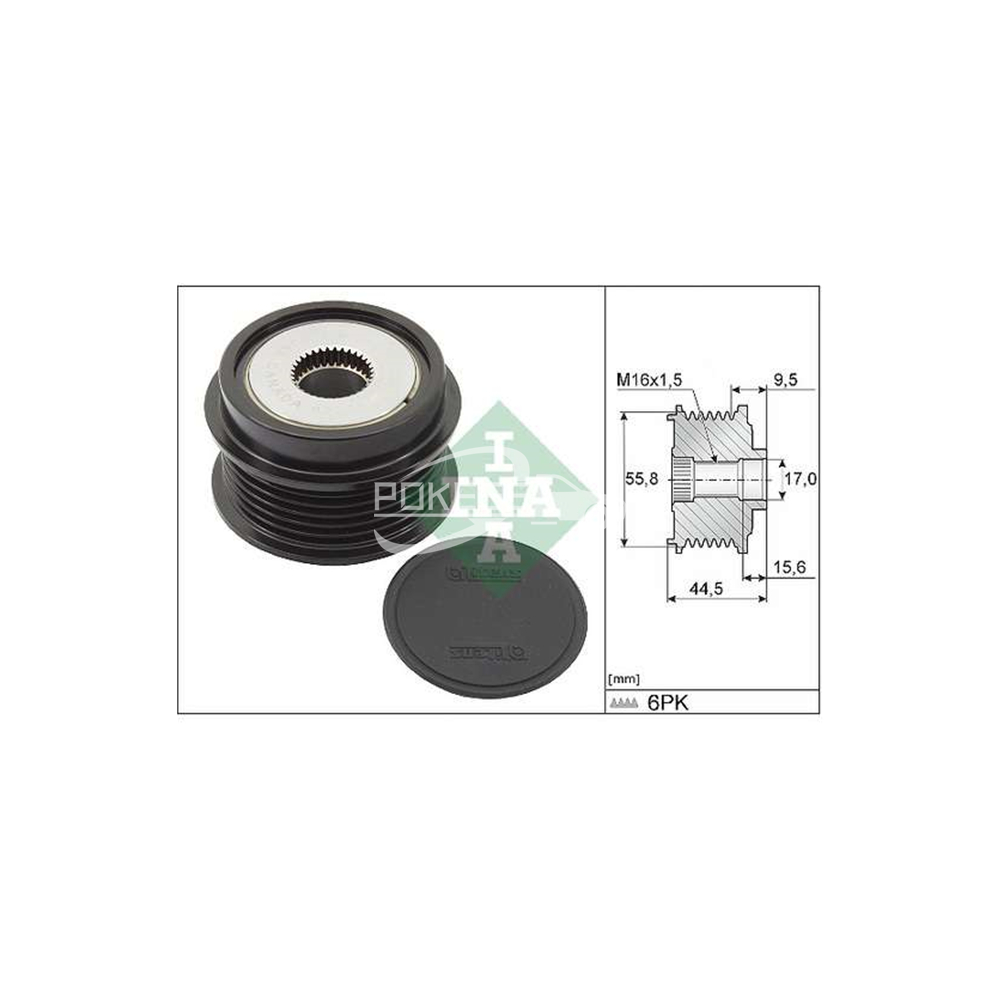 24585484 535031910 INA 24582666 13588313 13593805 52123467 13579677 52101147 Alternator Pulley for Chevrolet